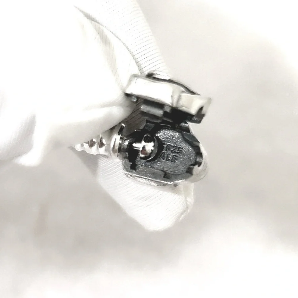 PANDORA Moments Rose Clasp Snake Chain Bracelet (20cm/7.9”|fit wrist 7.1”) w/box - Picture 6 of 7